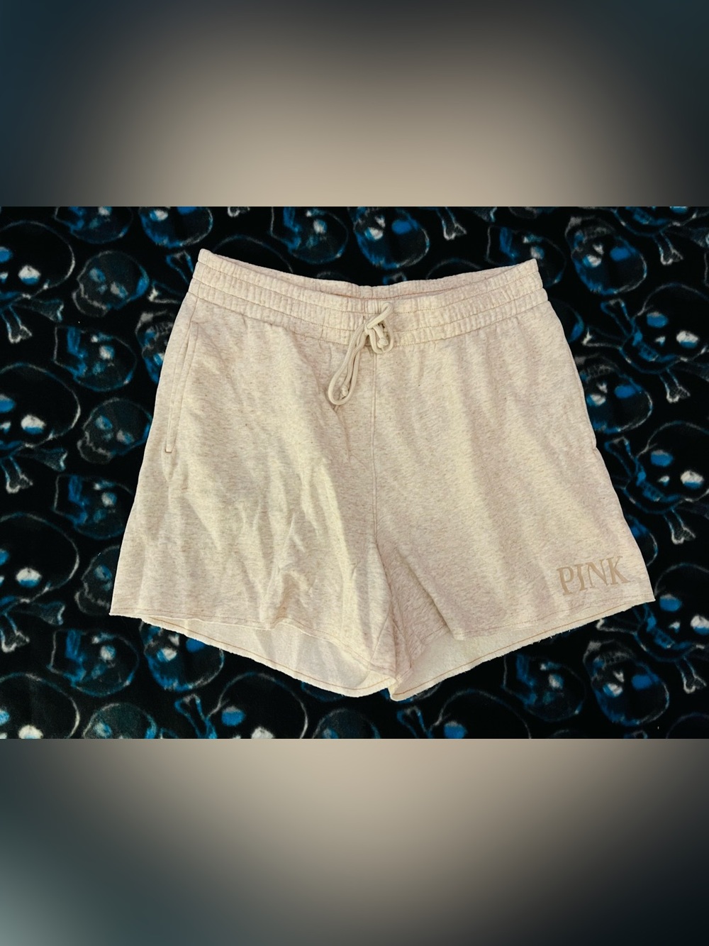 Victoria’s Secret PINK Light Beige Sweatpant Shorts